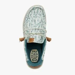 Hey Dude | Shoes | Hey Dude Light Blue Fish Camo | Poshmark